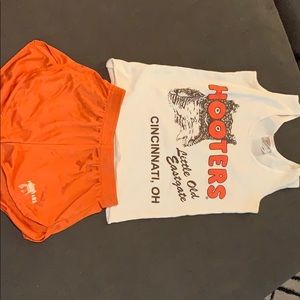 Hooters waitress Halloween costume.